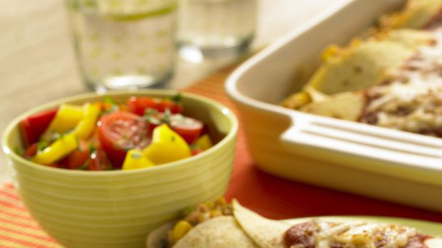 Thunfisch-Peperoni-Enchiladas